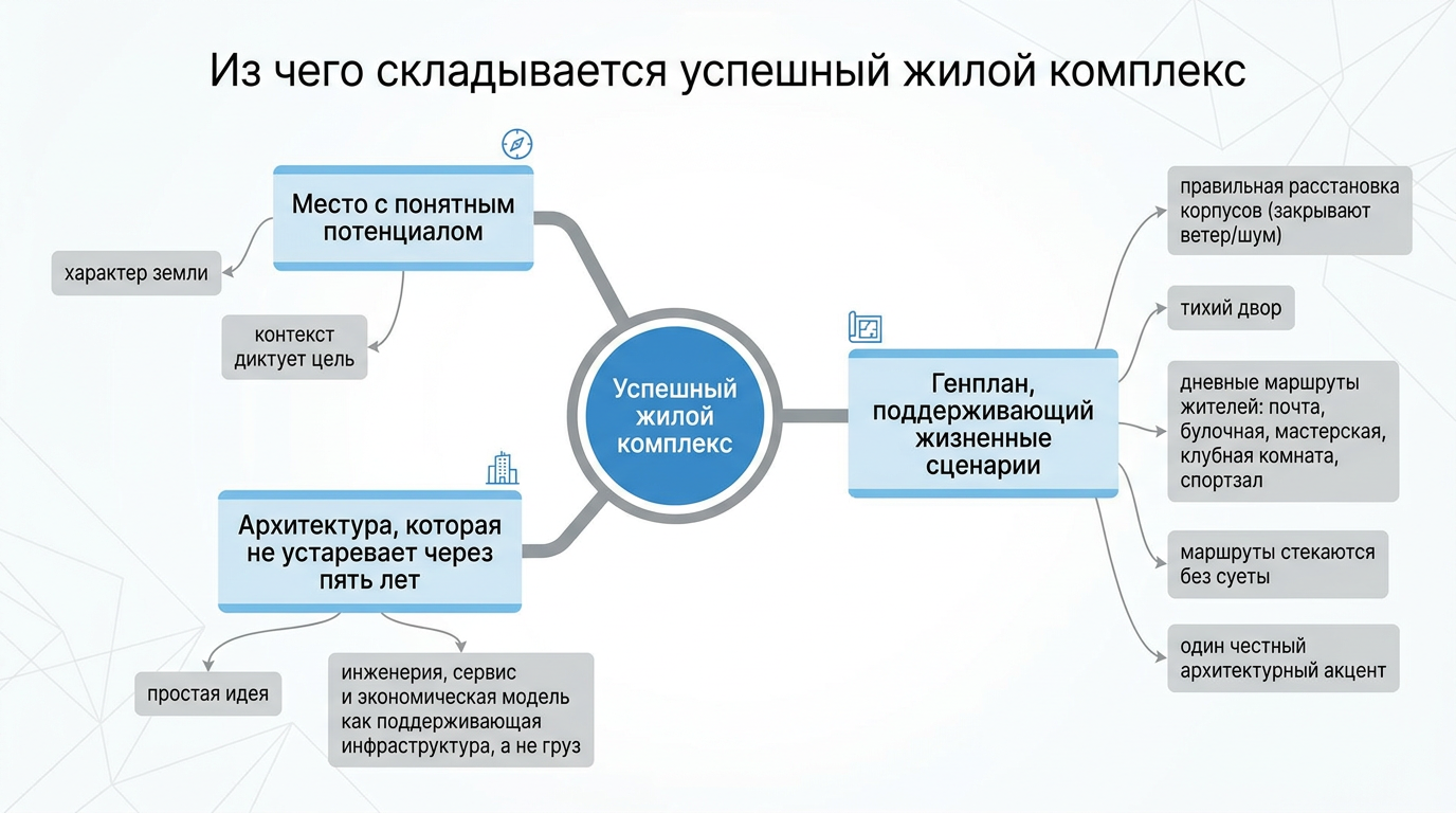 Из чего складывается успешный жилой комплекс